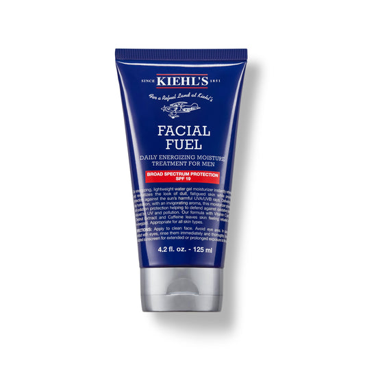 Kiehl's Facial Fuel Face Cream, Crema Facial Hidratante Para Hombres Con FPS 20, Energiza e Hidrata la Piel, Sin Sensación Grasosa, con Cafeína y Vitamina C, 125 ml