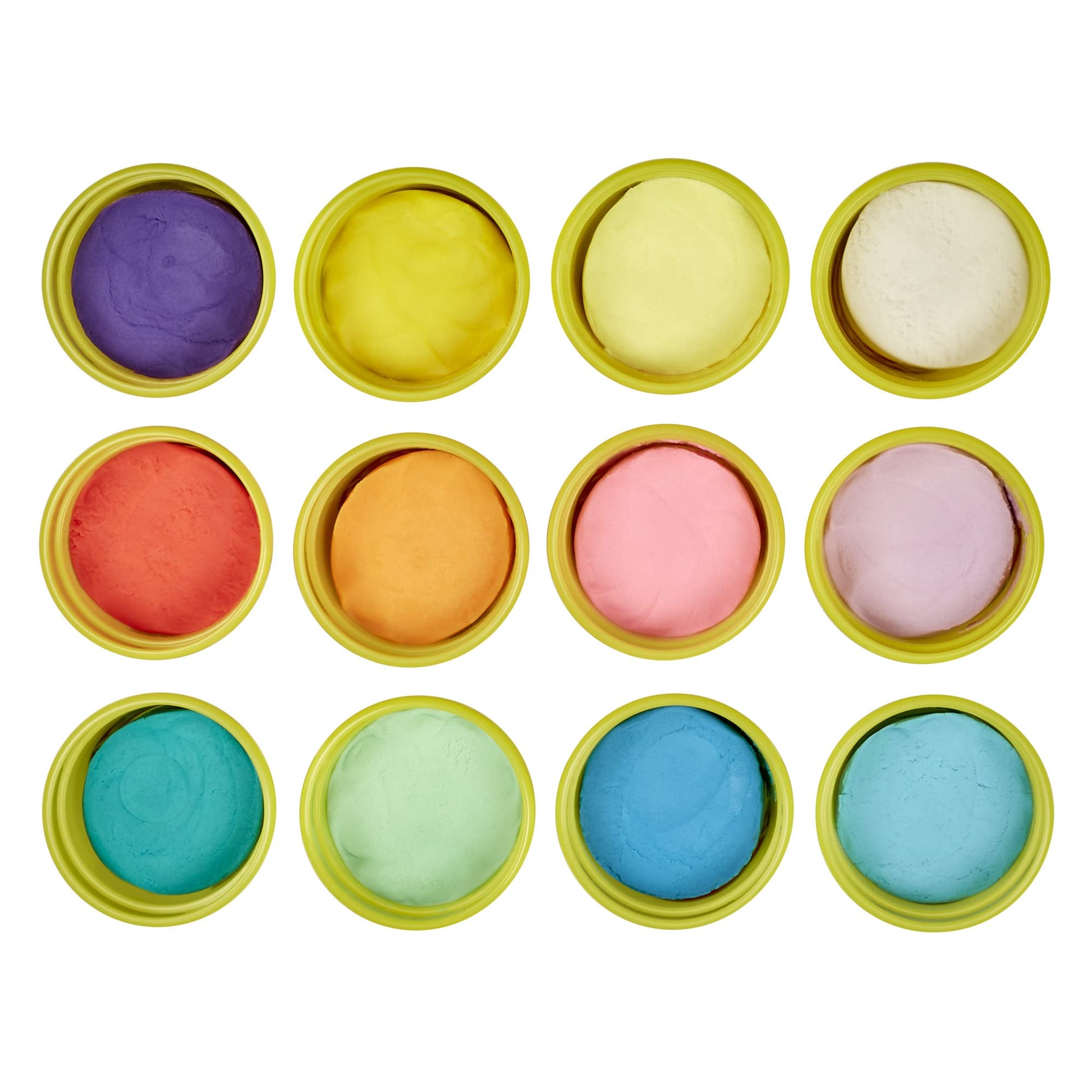 Paquete de Masa Modeladora Play Doh Colores Primaverales 12 Latas 112 Gramos No Tóxica
