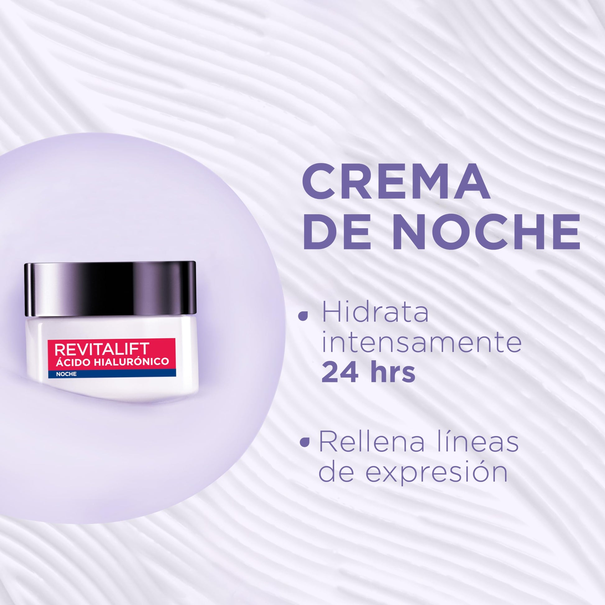 L'Oréal Paris Kit Revitalift Ácido Hialurónico: Serum Facial + Crema de Día + Crema de Noche