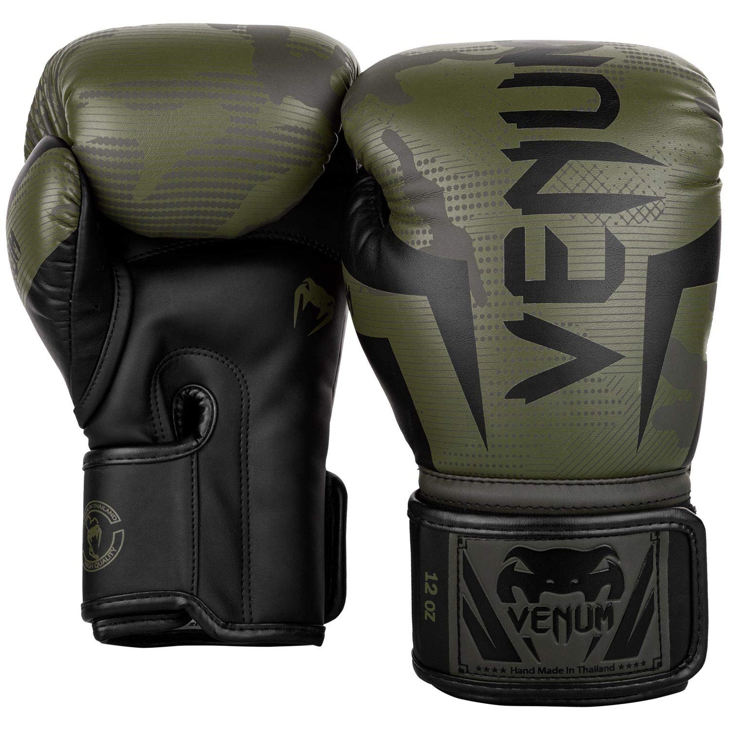 Guantes de Boxeo Venum Elite camuflaje caqui