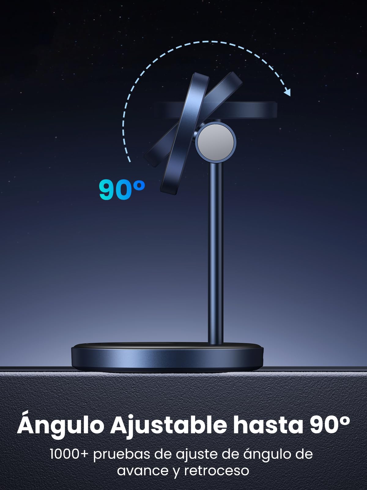 Soporte de Carga Inalámbrico UGREEN Blanco Qi 3 en 1 para iPhone y AirPods
