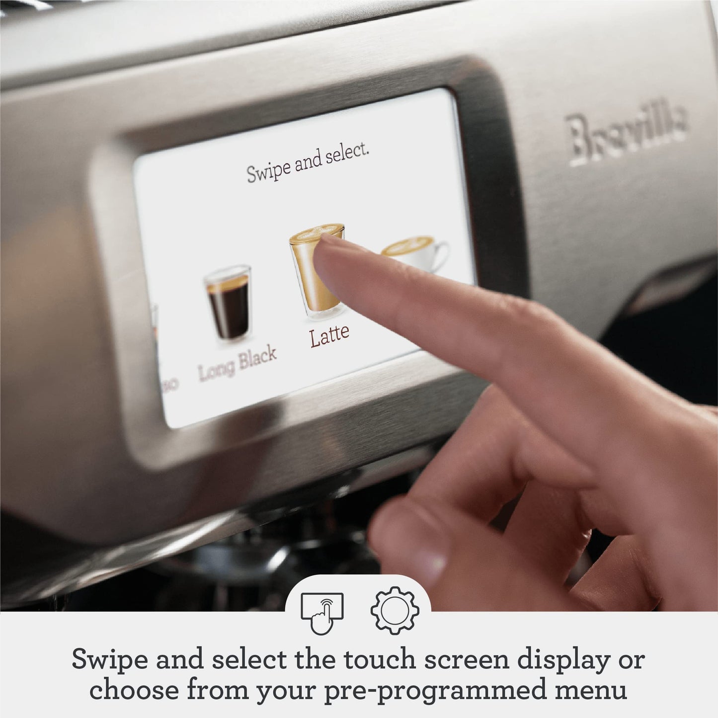 Máquina de Café Espresso Breville Acero Inoxidable Ses880bss