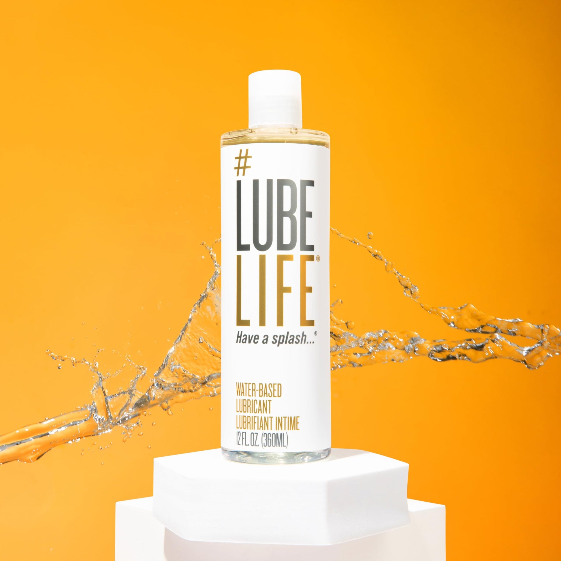 Lube Life Lubricante Personal a Base de Agua 237 ml – Compatible con Condones y Juguetes, Sin Parabenos ni Fragancias