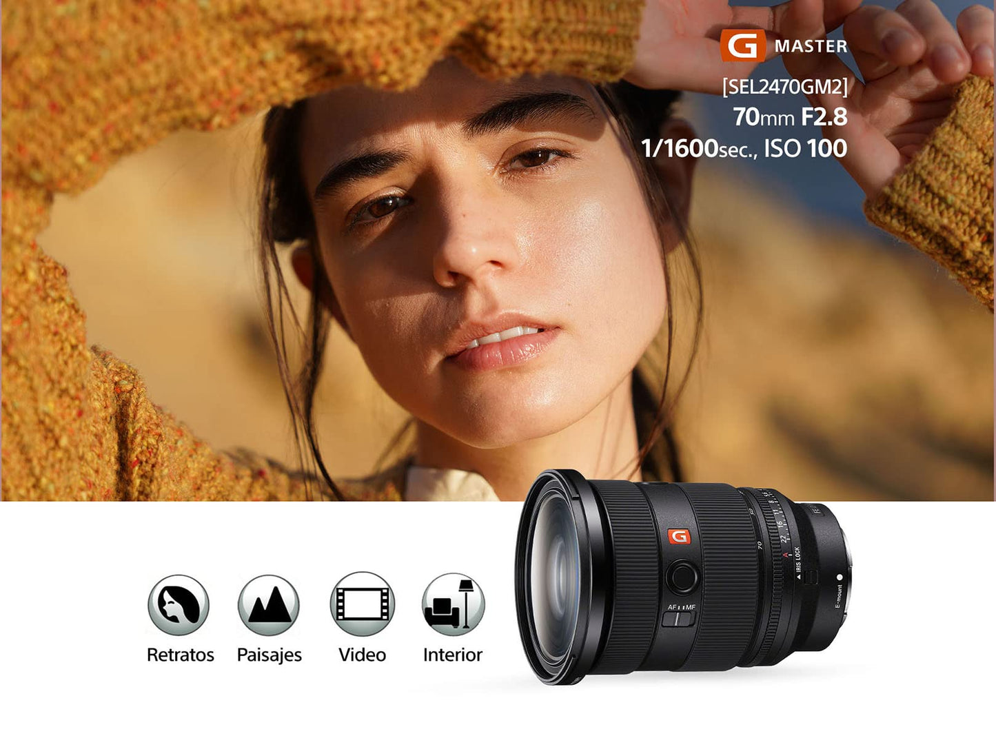 Lente Zoom Estandar Sony G Master 24-70mm F2.8 Full Frame Versión Oficial con Garantía Local