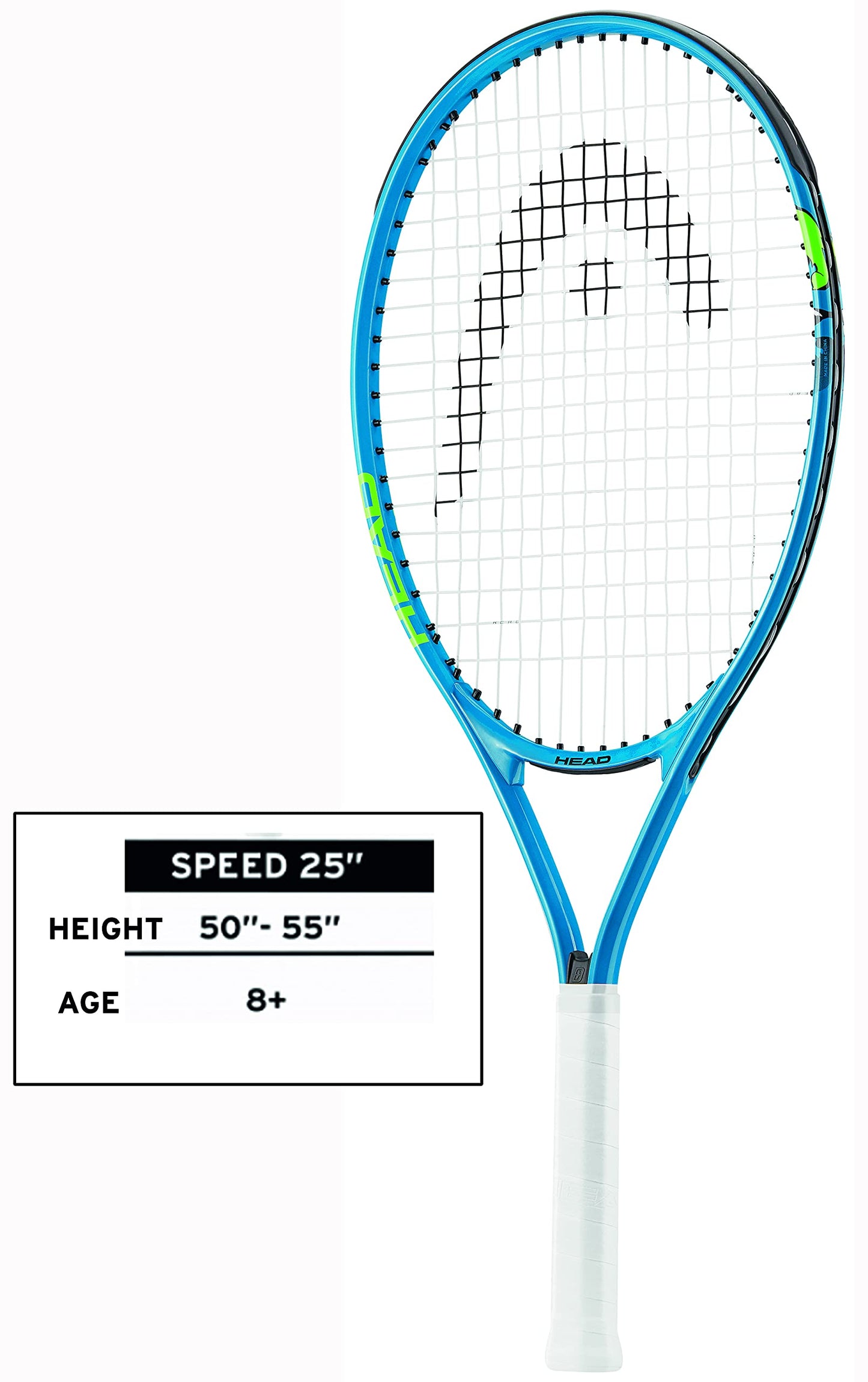 HEAD Speed Kids Raqueta de Tenis – Raqueta de Equilibrio de luz para Principiantes, Paquete sin frustraciones, 25 Pulgadas, Azul