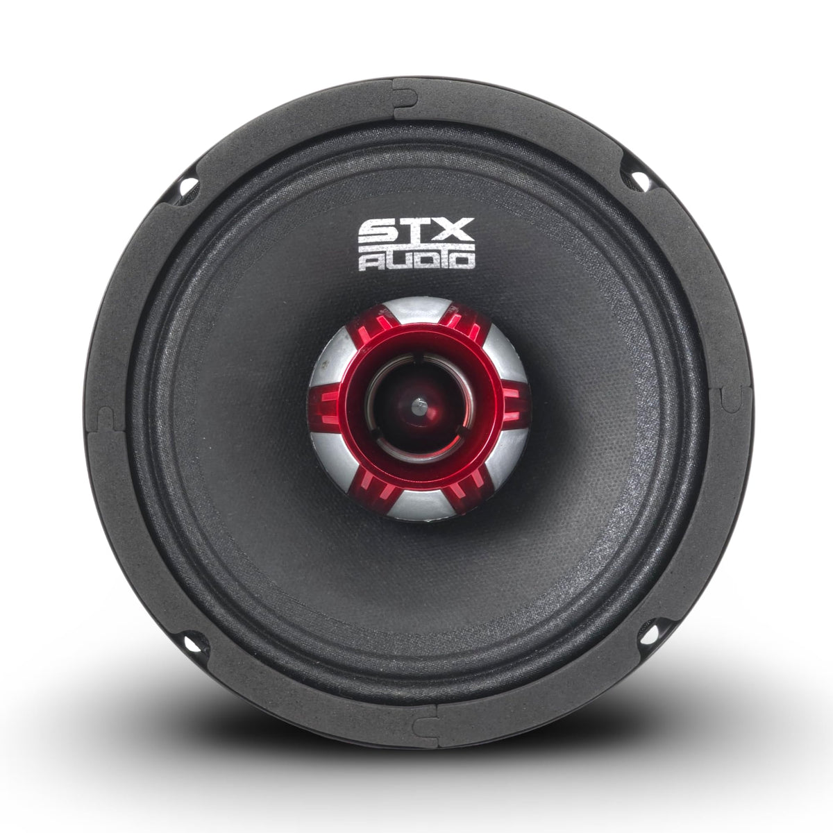 Altavoz de Rango Medio STX Audio Negro con Cono de Papel de 6.5 Pulgadas para Coche