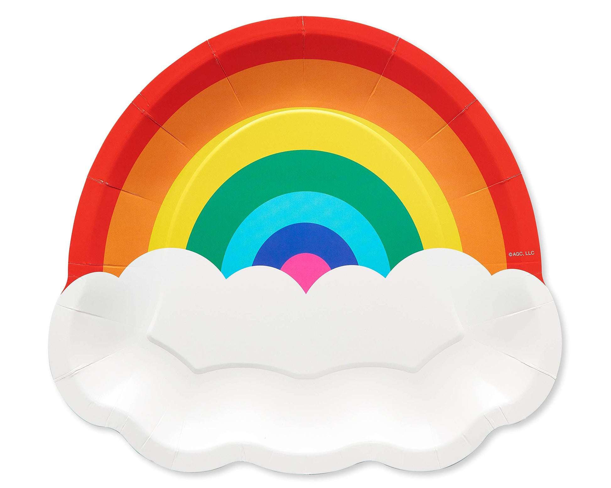 American Greetings Rainbow Party Supplies, platos de cena (36 unidades)