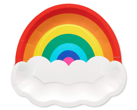 American Greetings Rainbow Party Supplies, platos de cena (36 unidades)