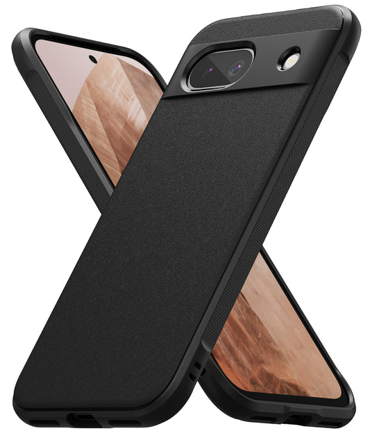 Funda TPU Antideslizante Ringke Onyx Google Pixel 8a Negro con Agujeros para Cuerda