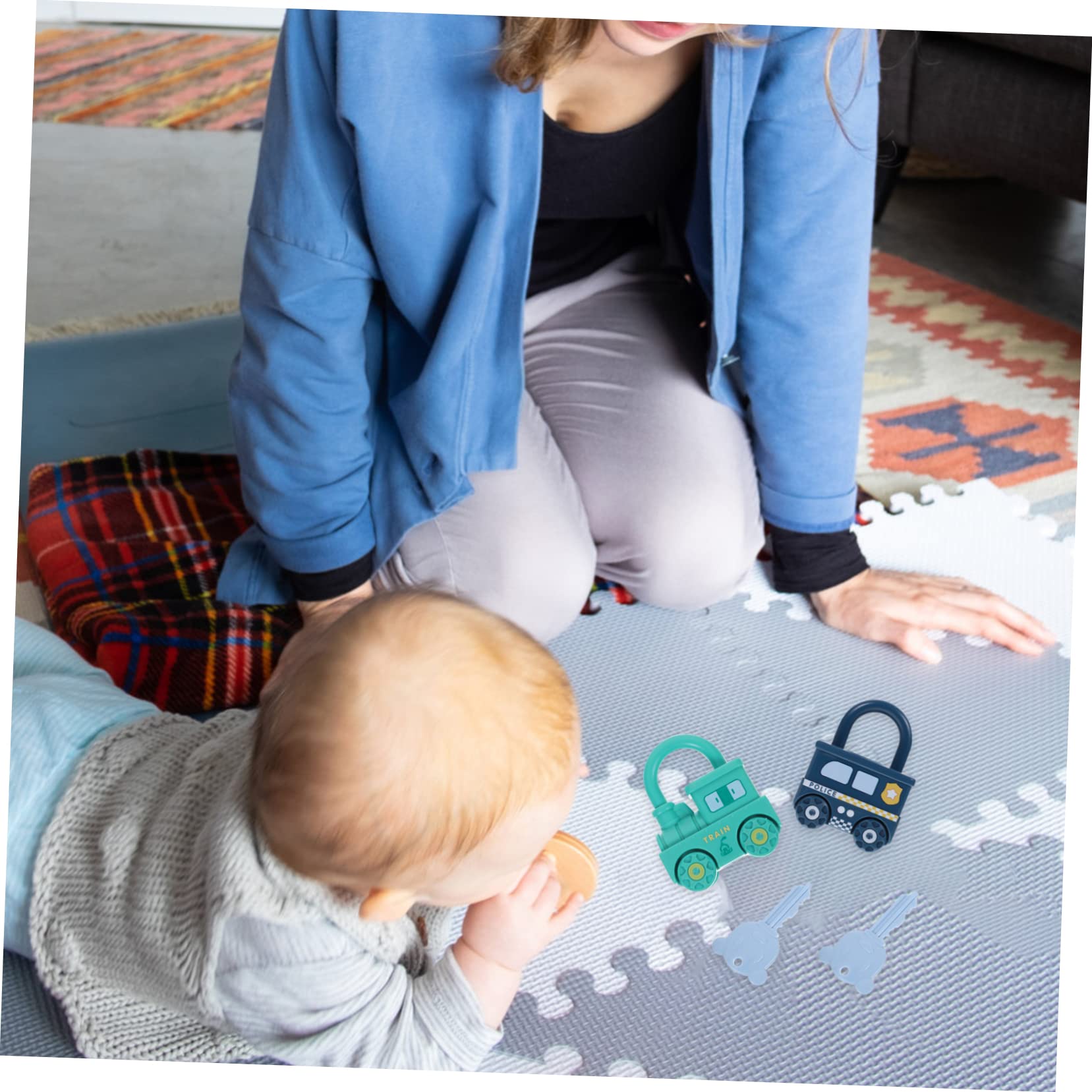 BCOATH 3 Piezas Juguetes de avión para niños pequeños 1-3 Actividades de Aprendizaje Preescolar Juguetes para niños pequeños Juguetes Infantiles Juguetes de motricidad Fina Tren