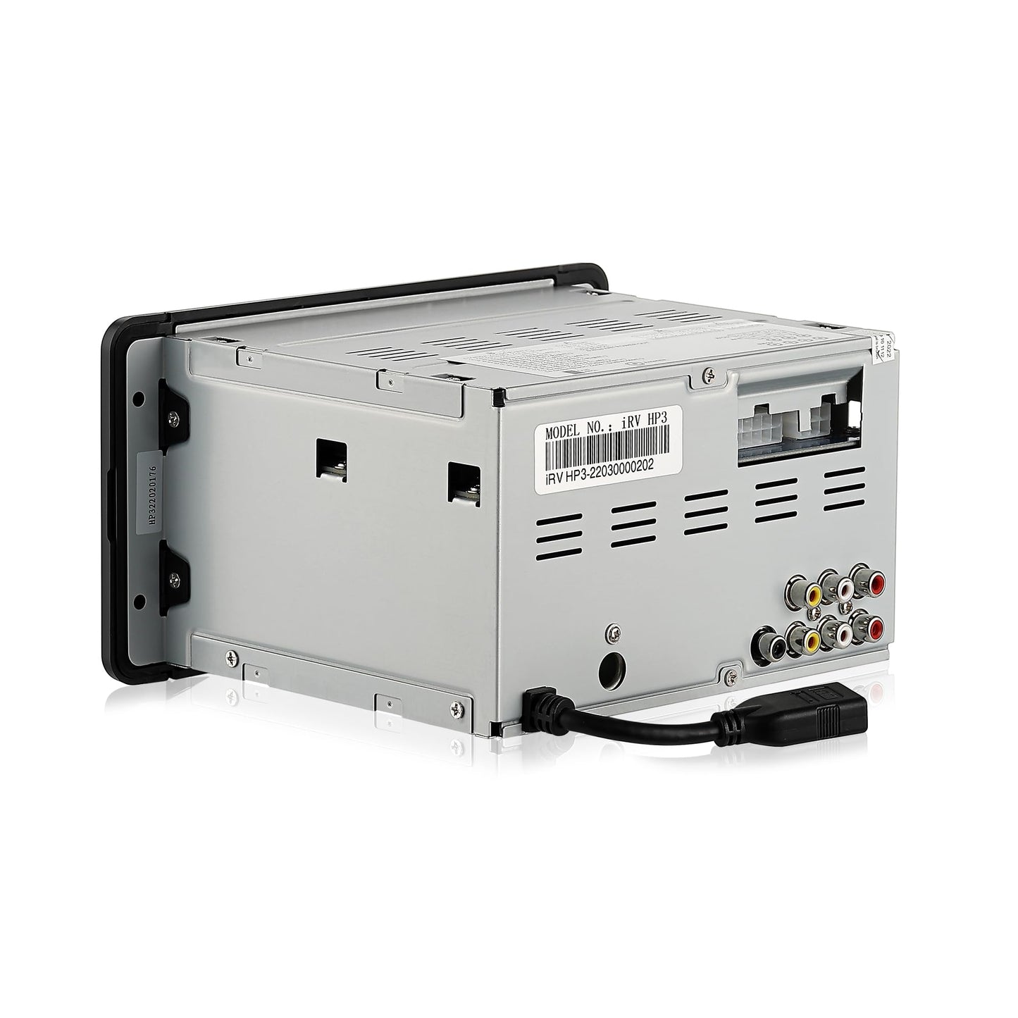 IRV Technology Mechless Wallmount RV estéreo 3 Zonas con Bluetooth HDMI ARC, Control de aplicación, Am/FM/App, NFC, Carga USB, Sonido Envolvente Digital, Reloj, Soporte CEC (3 Zonas + 7 Altavoces)