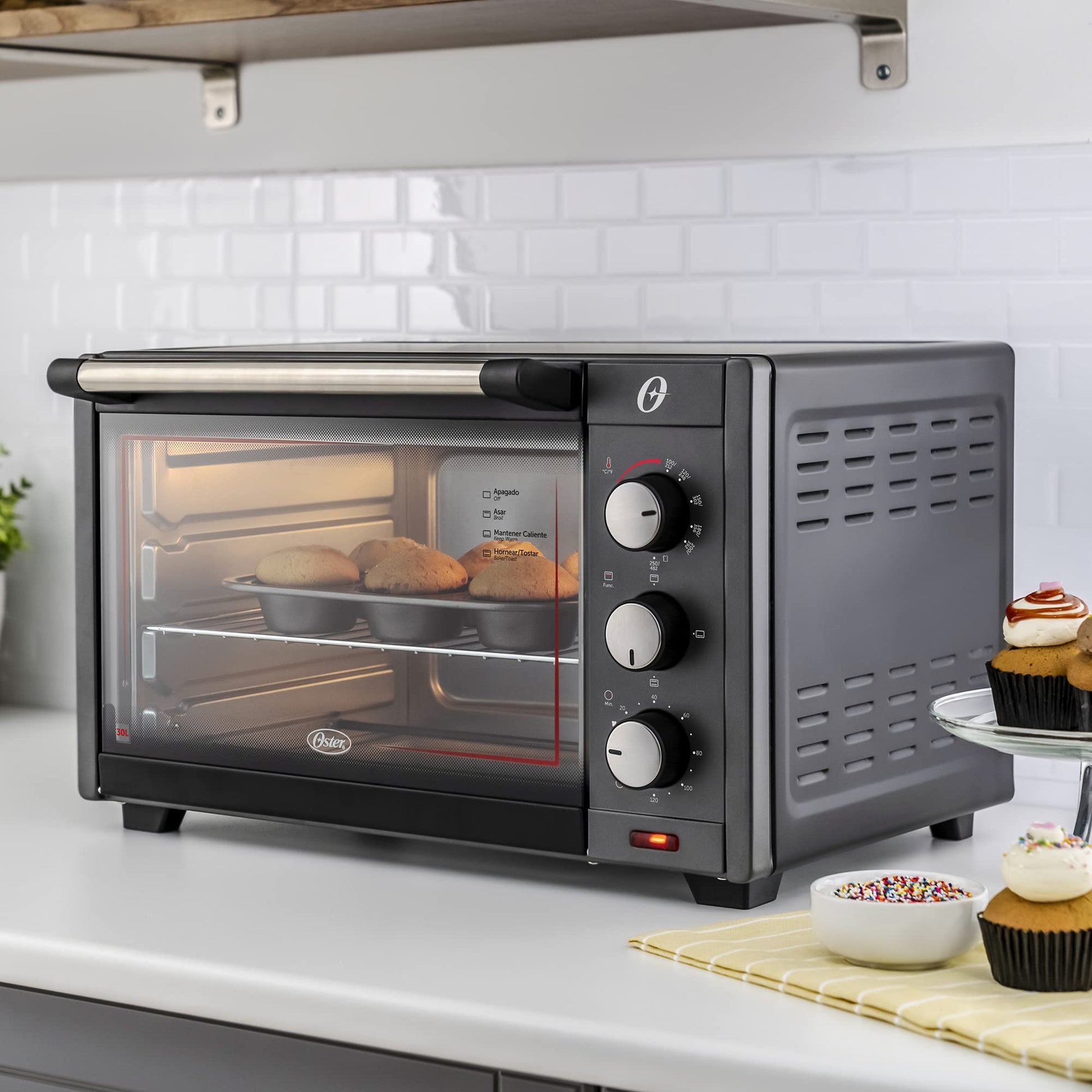 Horno Tostadora Oster 45 L Tecnología de Convección