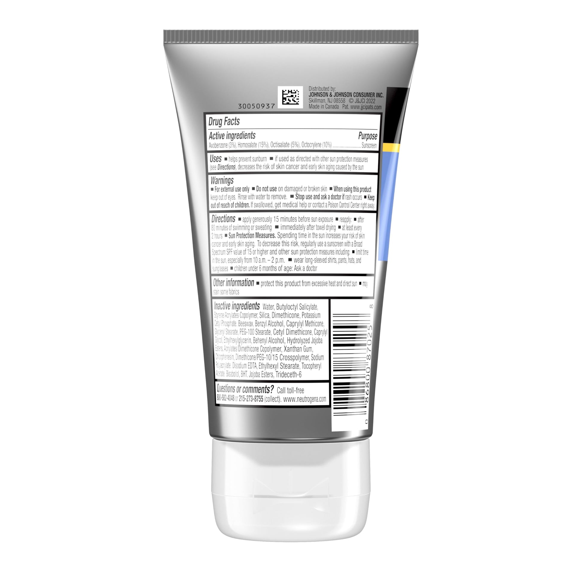 Protector Solar Loción Neutrogena Deportivo Amplio Espectro SPF 70+ Resistente al Sudor y Agua