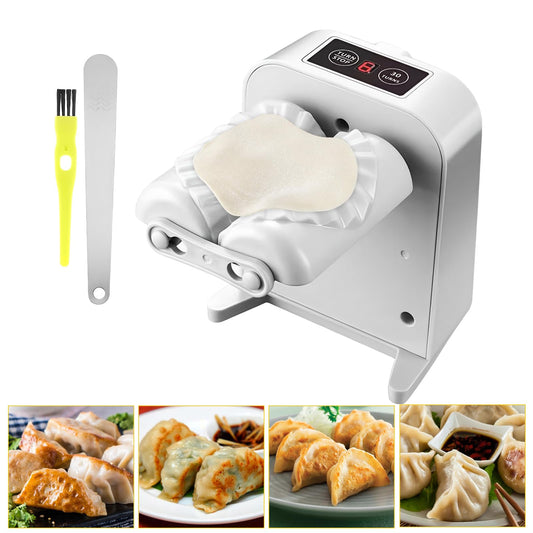 Máquina automática para hacer bolas de masa hervida, máquina de bolas de masa hervida eléctrica doméstica, máquina de bolas de masa china con cuchara y cepillo para polvo para el hogar y la cocina