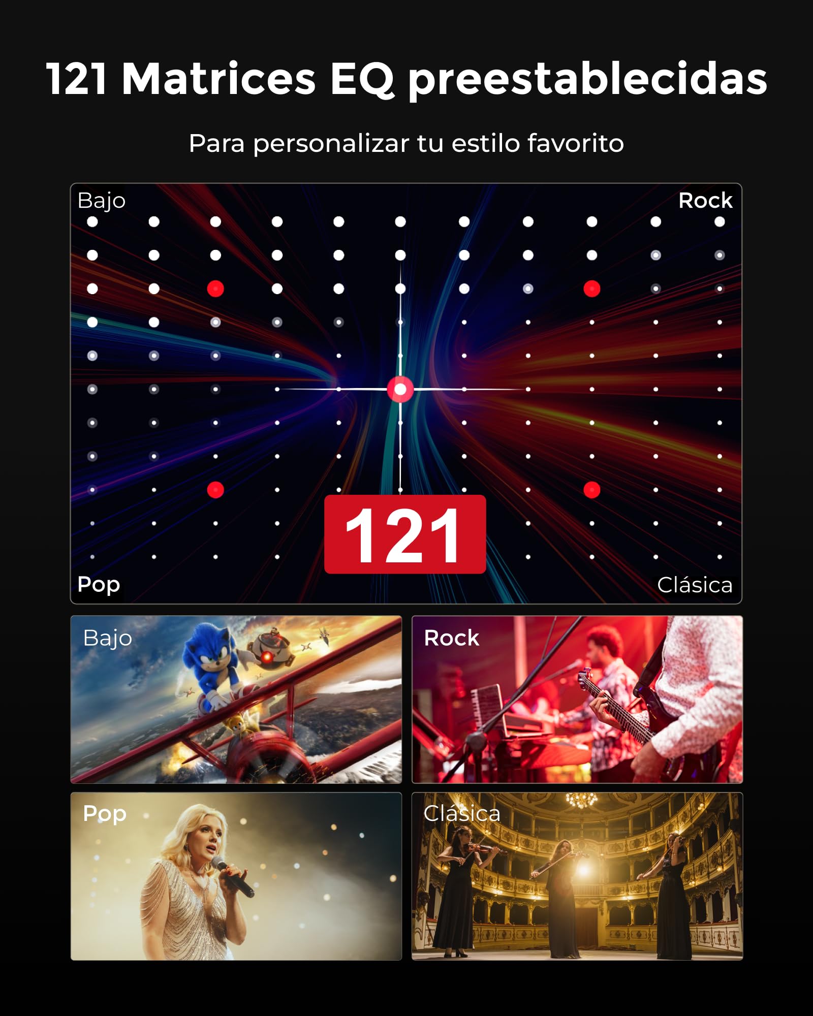 ULTIMEA 7.1CH Barra de Sonido con Dolby Atmos, Subwoofer para Teatro en Casa, Sistema de Audio Envolvente para TV con 4 Altavoces Satélite, Control por App, HDMI eARC, Aura A60