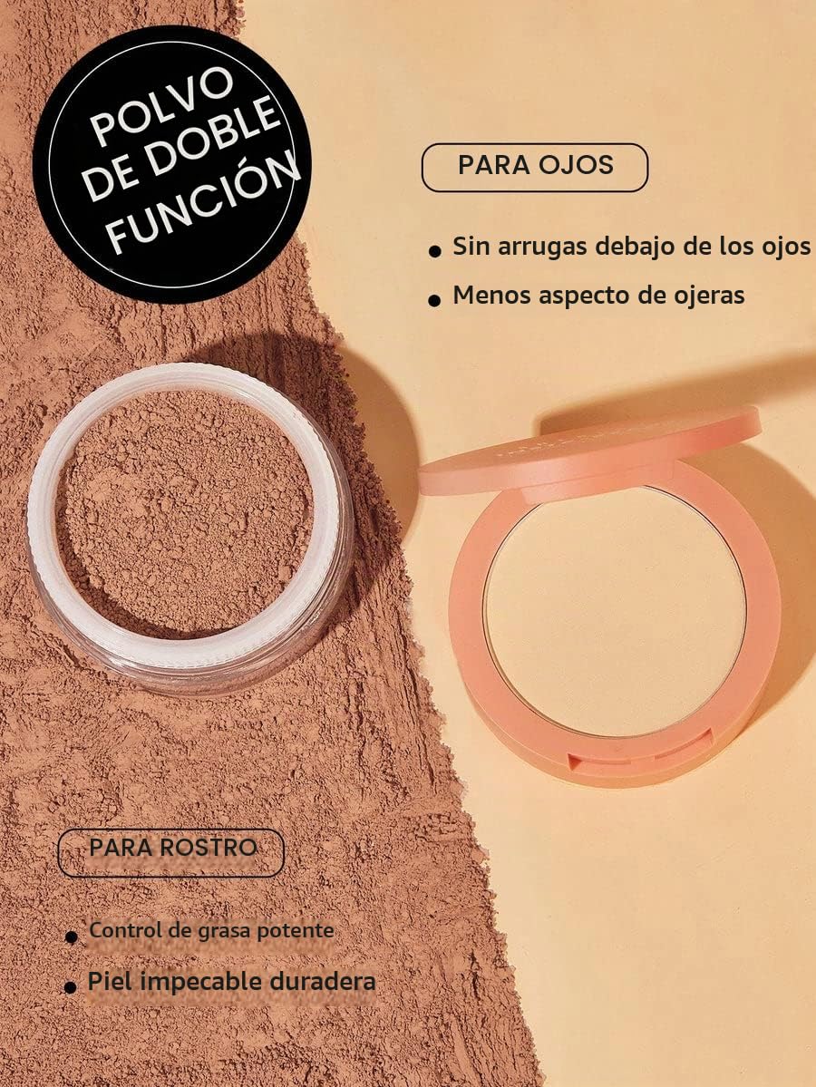 SHEGLAM Insta-Ready Face Powder Polvos fijadores sueltos debajo de los ojos - Arena suave