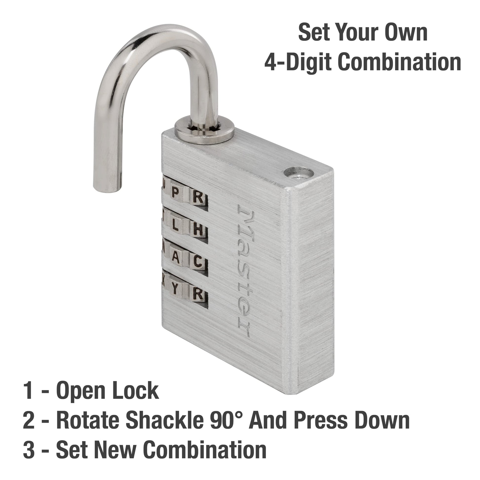 Candado Combinación Master Lock Aluminio Personalizable