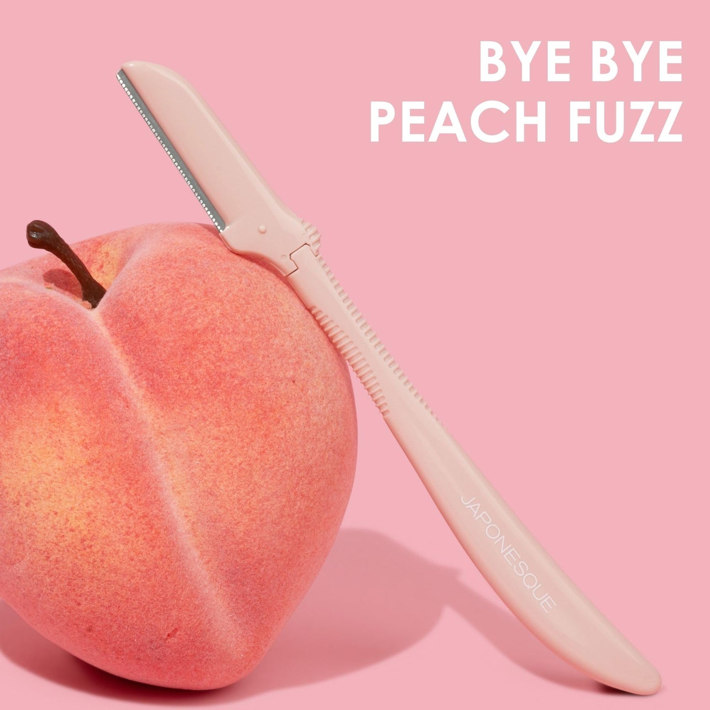 Maquinillas de Afeitar Faciales JAPONESQUE Rosadas para Exfoliación y Depilación Fina