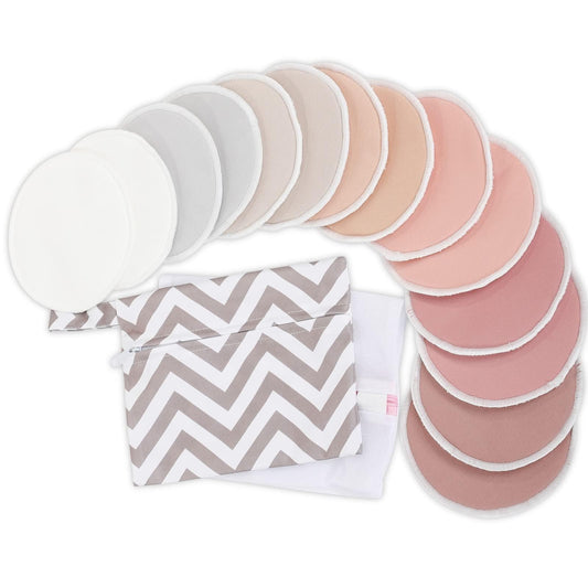 Almohadillas de Enfermería Lavables Lovelle Bambú Orgánico Natural Talla Única para Lactancia