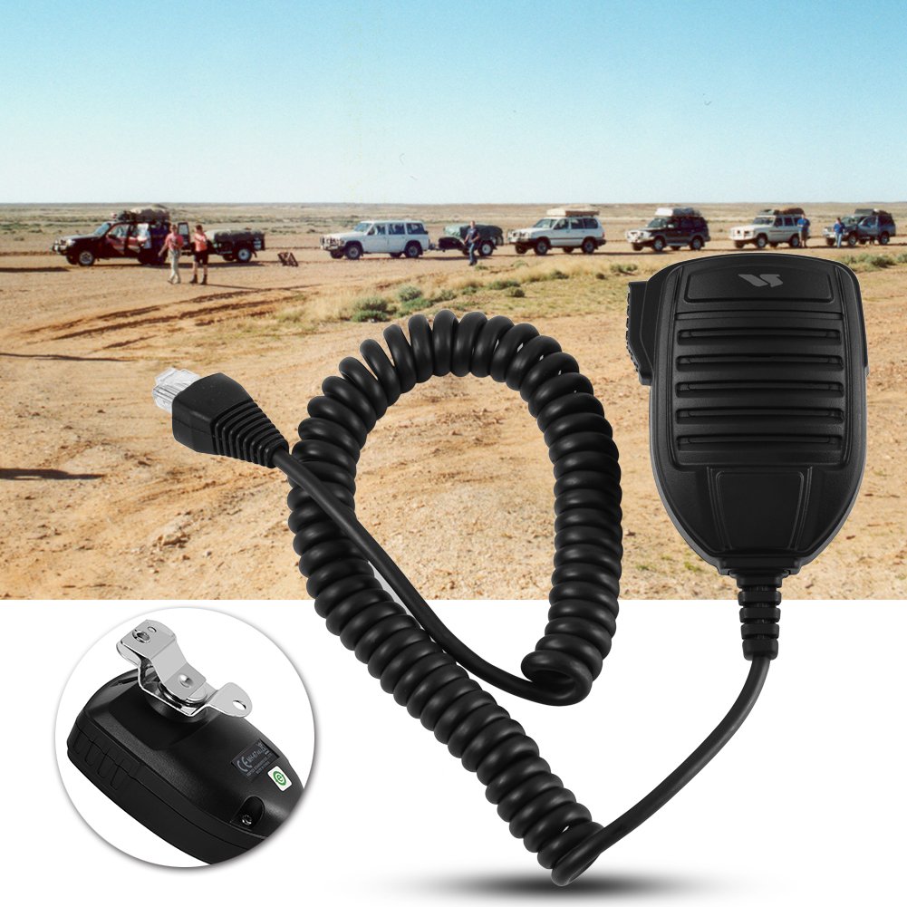 Micrófono Móvil Vbestlife MH-67A8J Negro 8 Pines para Radio Yaesu/Vertex VX2500 VX2508 VX2208 VX2108
