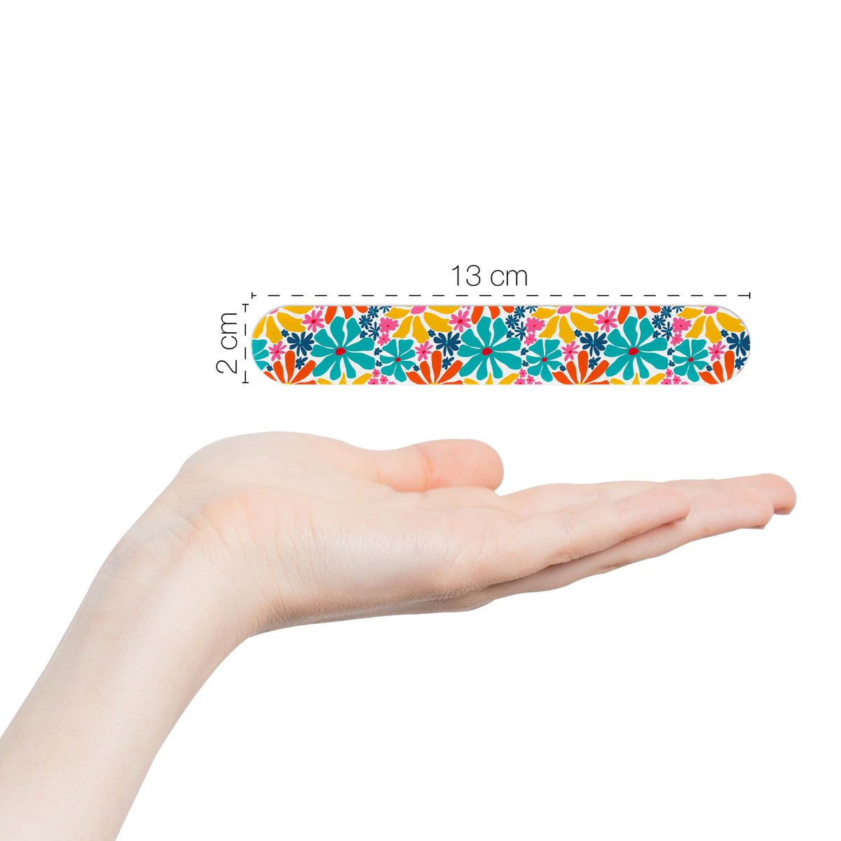 ZMOI Limas de Uñas Profesionales Medianas, 6 Limas de Doble Cara de Grano Medio Y Fino para Uñas Naturales Y Acrílicas. Limas para Alisar Y Refinar Uñas (Paquete de 1)