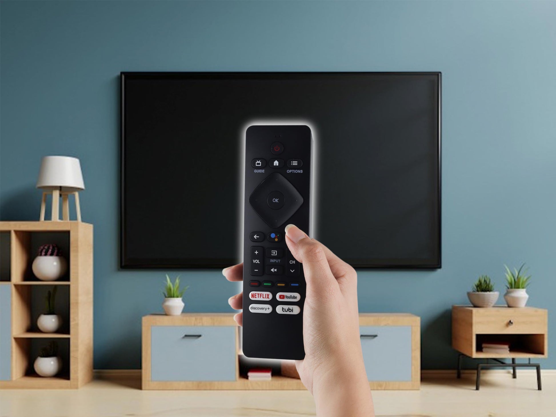 CONTROL EXPERT Control Compatible con Philips Smart TV 4k Google TV
