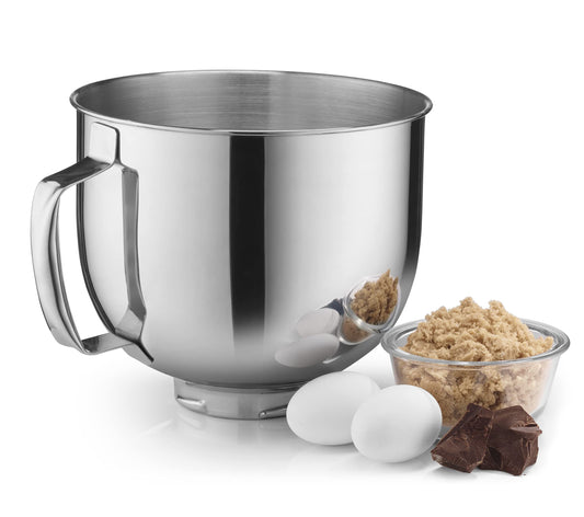 Cuisinart Cuenco para mezclar de 5.5 cuartos de galón, acero inoxidable