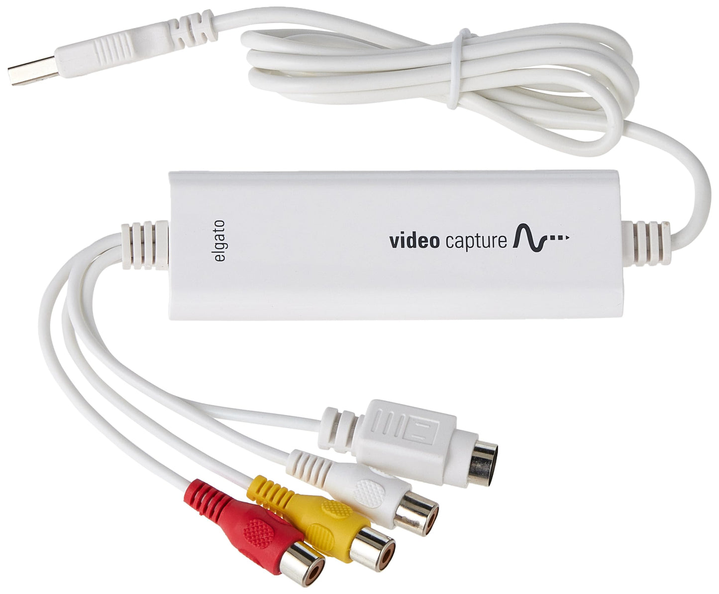 Elgato Video Capture - Capturadora digitalizadora de Video para Mac, PC y iPad (USB 2.0), Blanco