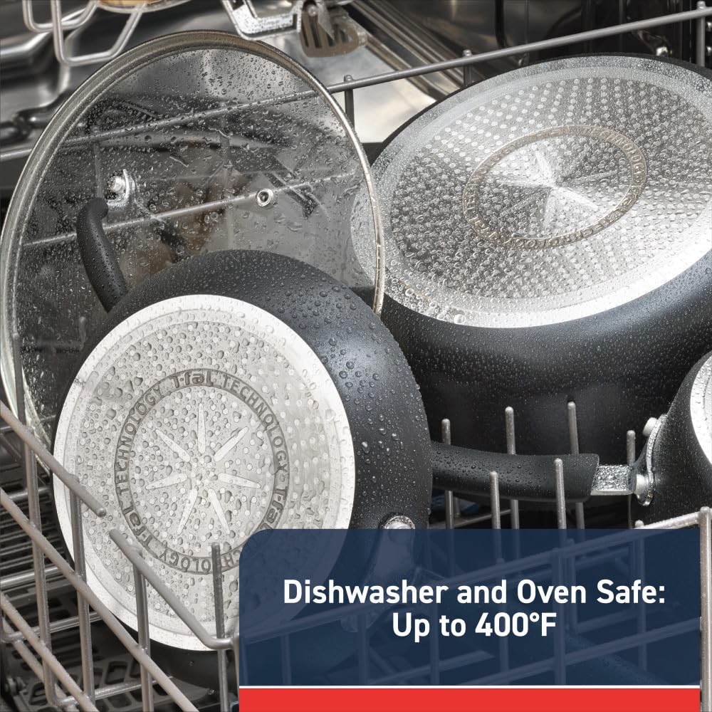 Juego de Sartenes Antiadherentes T-fal Experience Gris para Cocina de Inducción