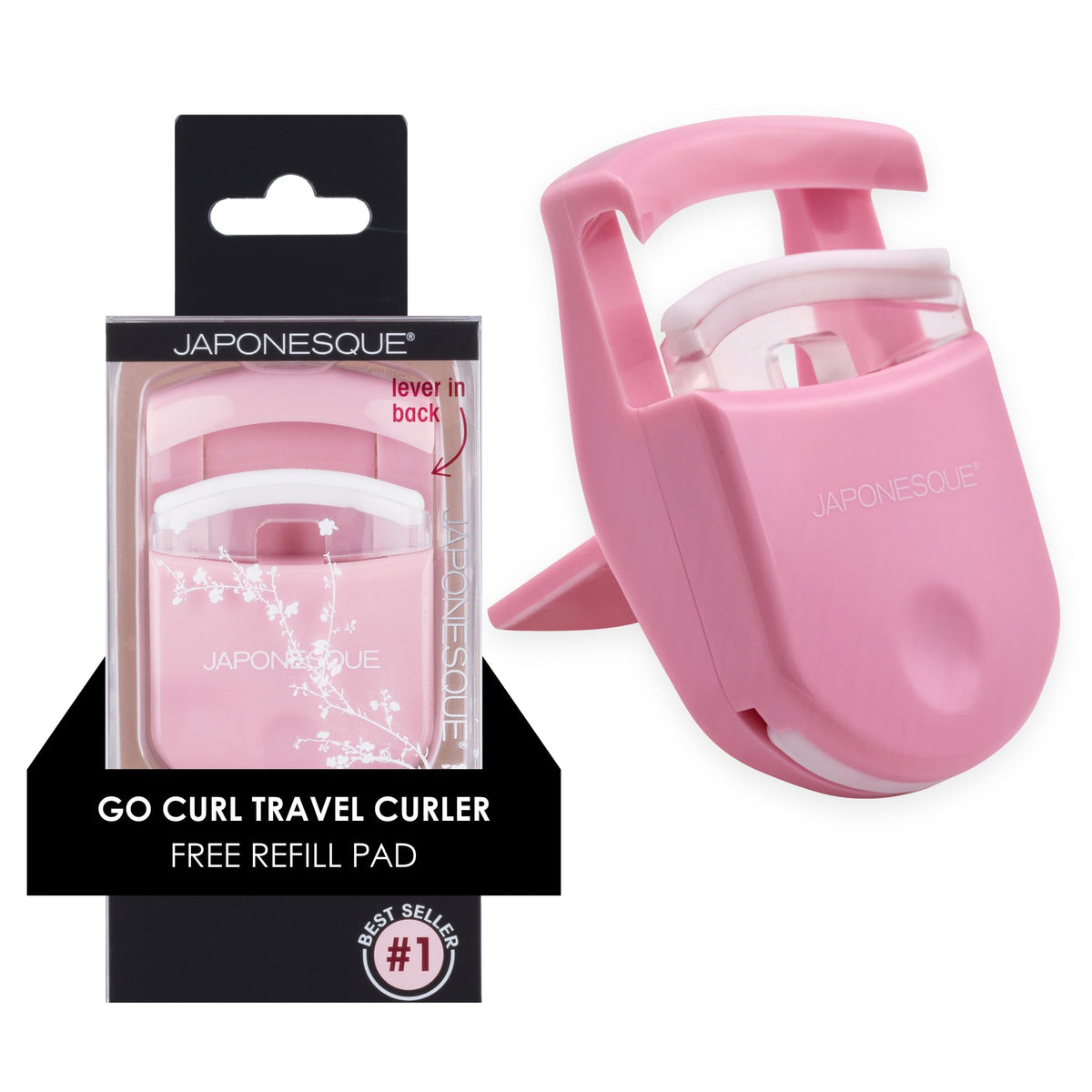 Japonesque Go Curl Eyelash Curler, Pink