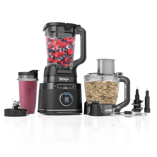 Sistema de Cocina NINJA Plateado con Tecnología BlendSense y Vaso Personal
