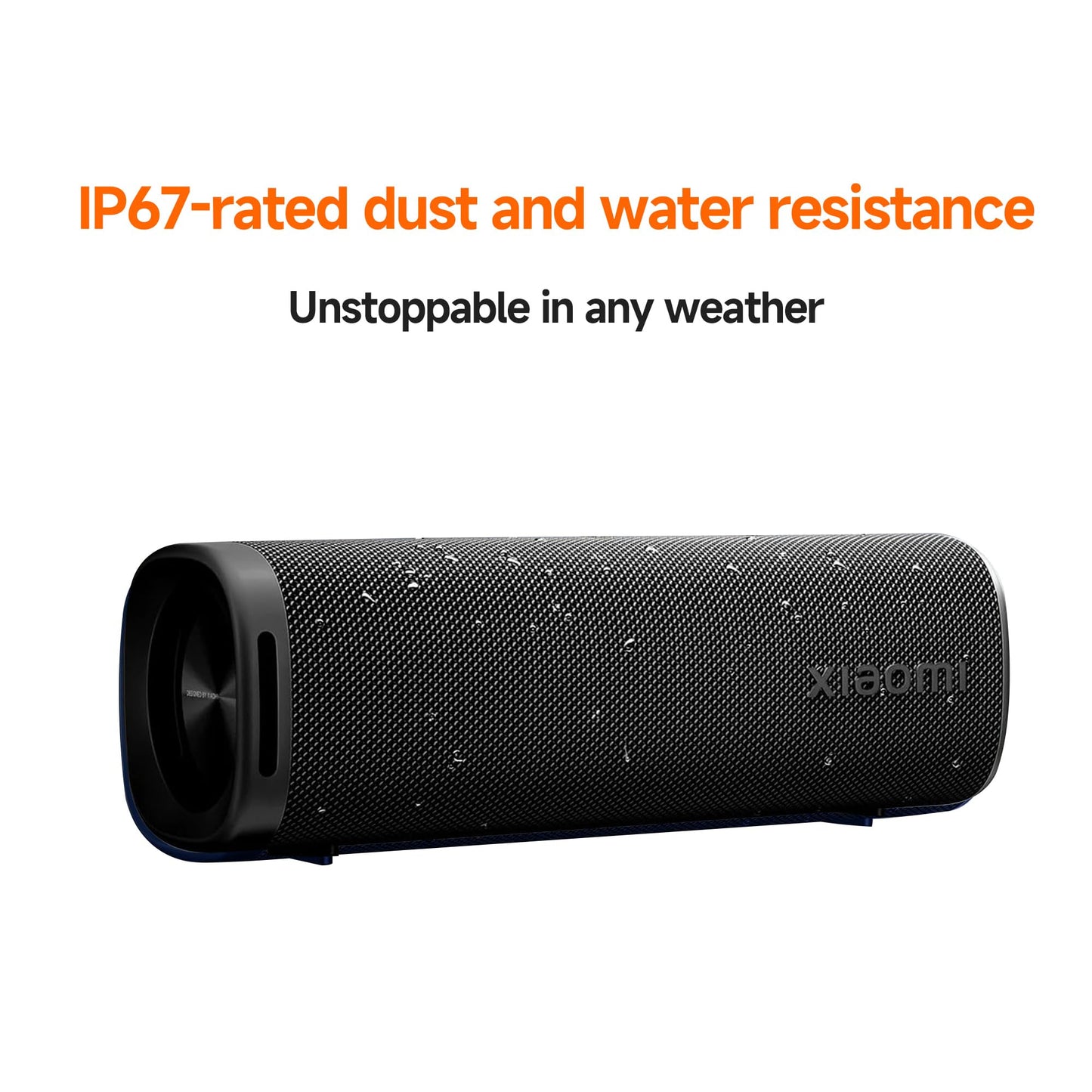 Altavoz Bluetooth portátil Xiaomi (30 W), sonido, estéreo inalámbrico verdadero, Bluetooth 5.4, IP68 impermeable, reproducción de larga duración, negro, MDZ-36-DB