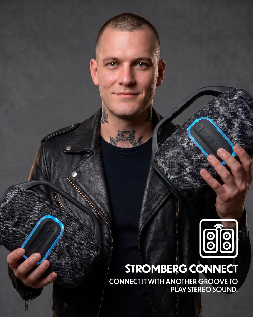 Altavoz Portátil Stromberg Bluetooth 30 W Resistente al Agua Midnight