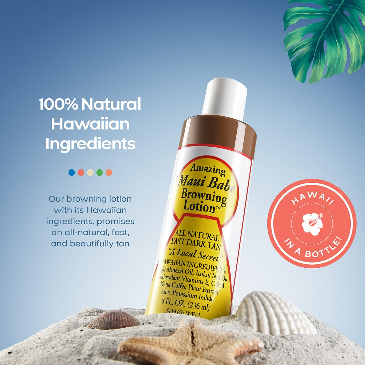 Maui Babe Browning Lotion 8 Ounces
