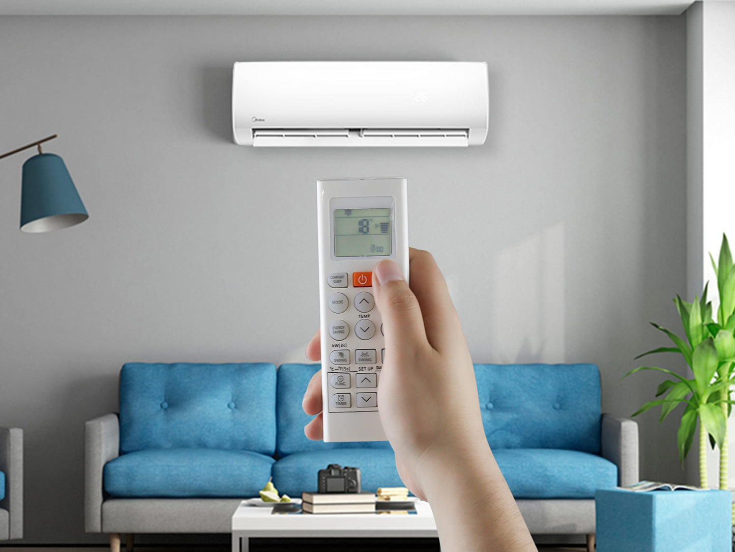CONTROL EXPERT Control Remoto Compatible con LG minisplit Aire Acondicionado Inverter Clima