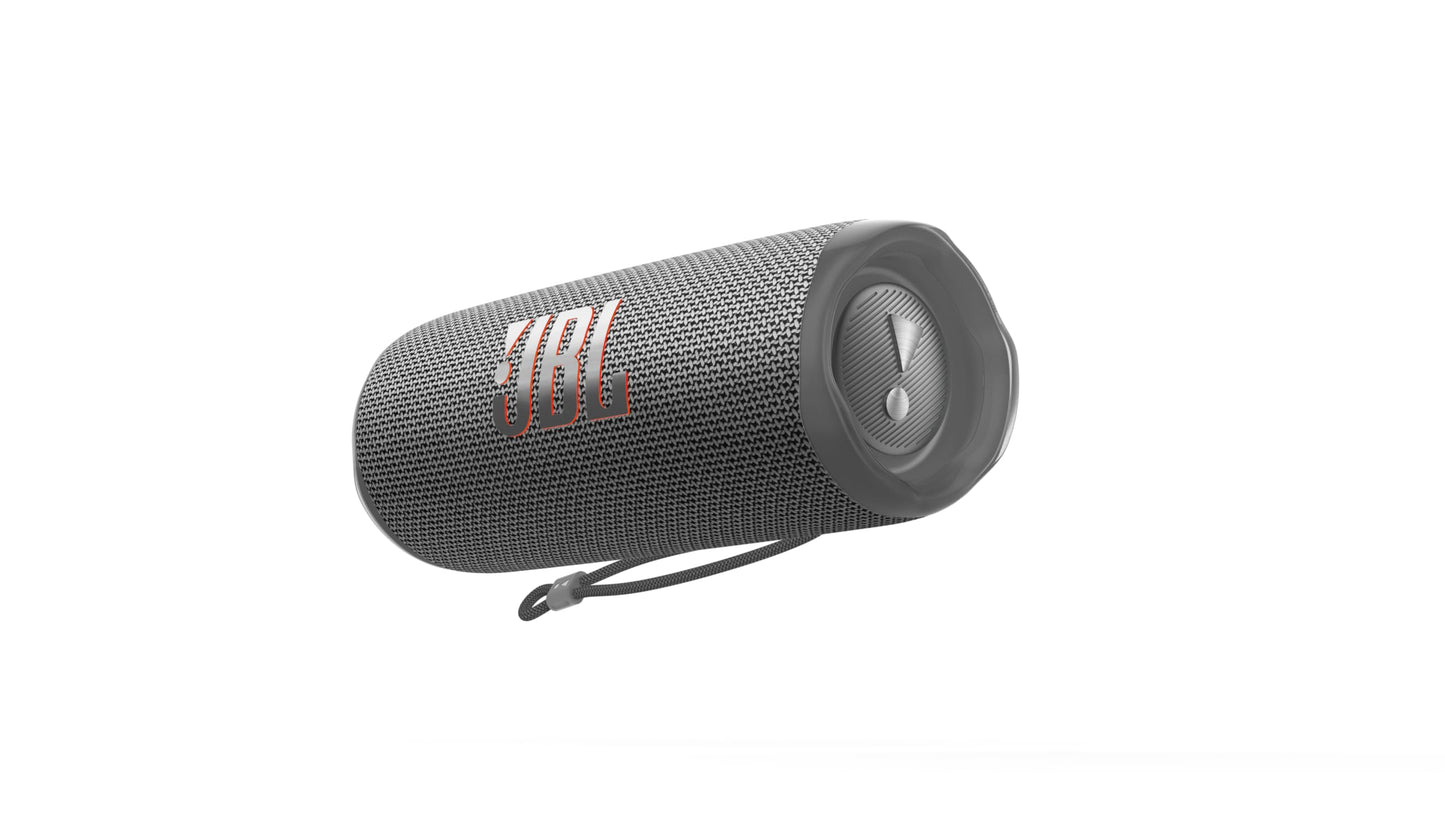 JBL Flip 6 Bocina Portátil Bluetooth, 20W de Potencia, Reproducción 12 Horas, Resistente al Agua IP67 - Gris