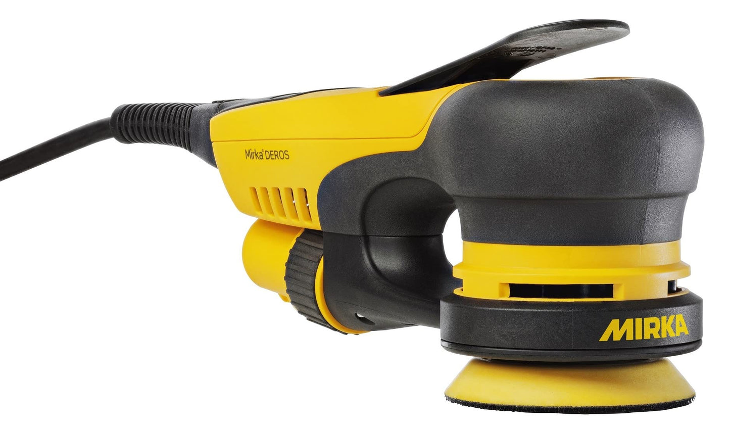 Lijadora Orbital Aleatoria Mirka DEROS 350X Amarillo Profesional