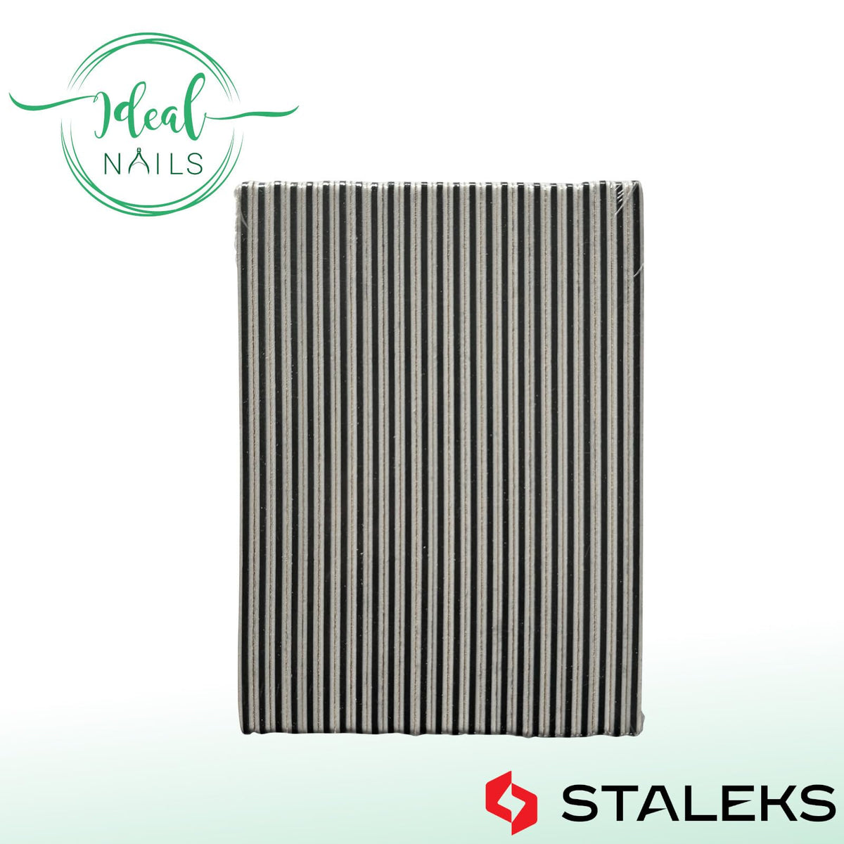 STALEKS EXPERT ST-NFE-40-150/150-25 - Lima de uñas (doble cara, grano 150/150 g, espuma fina, 25 unidades)