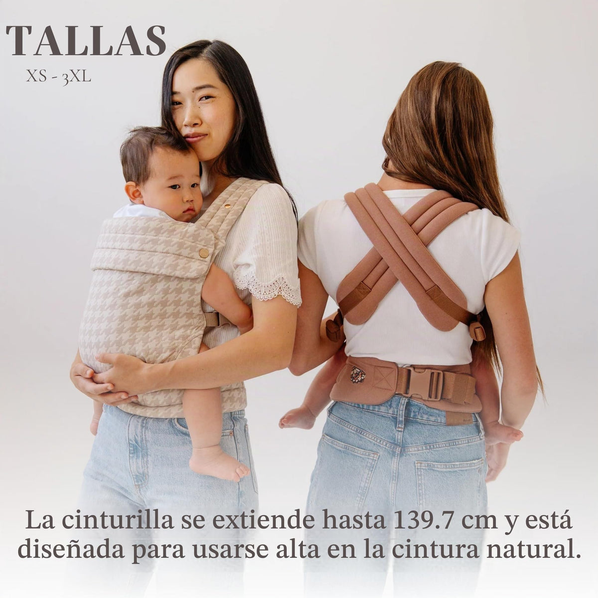 Mabē Monarch – Portabebés ergonómico de algodón de alta calidad, estructura suave, para recién nacidos a niños pequeños, diseño saludable para la cadera, 3 posiciones de transporte (9-46 libras