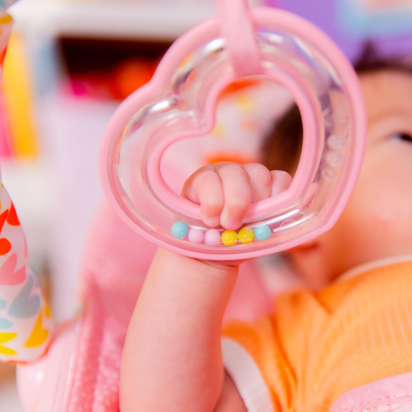 Bright Starts Fanciful Fantasy Vibrating Bouncer with Toy bar