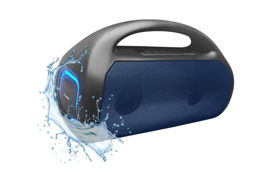 Altavoces Portátiles Fisher Bluetooth RGB Resistente al Agua 20W Inalámbrico TWS FM BT 5.3