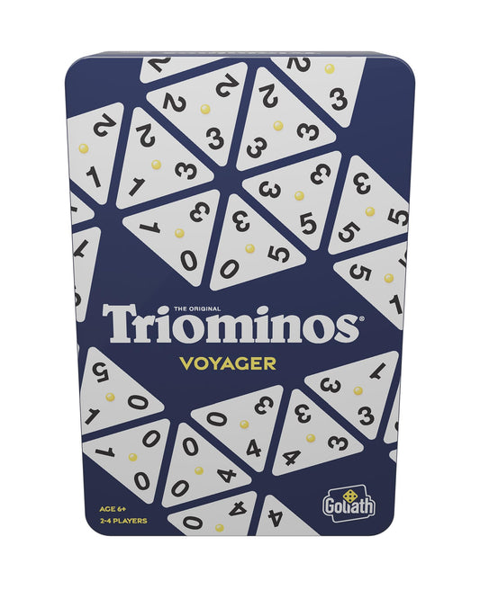Goliath Triominos The Original Travel Tour Edition (Tin) Tile-Based Board Game - Juego de Tablero (Juego de táctica, 20 min, Niño/niña, 6 Año(s), Holandés, Multicolor)