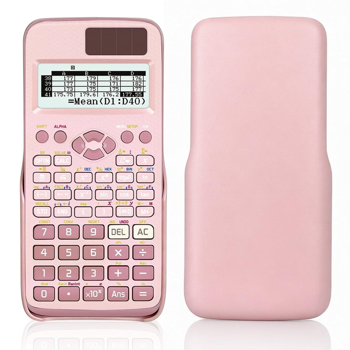 Calculadora Científica FSHNSH Rosa con 417 Funciones para Estudiantes Universitarios e Ingenieros