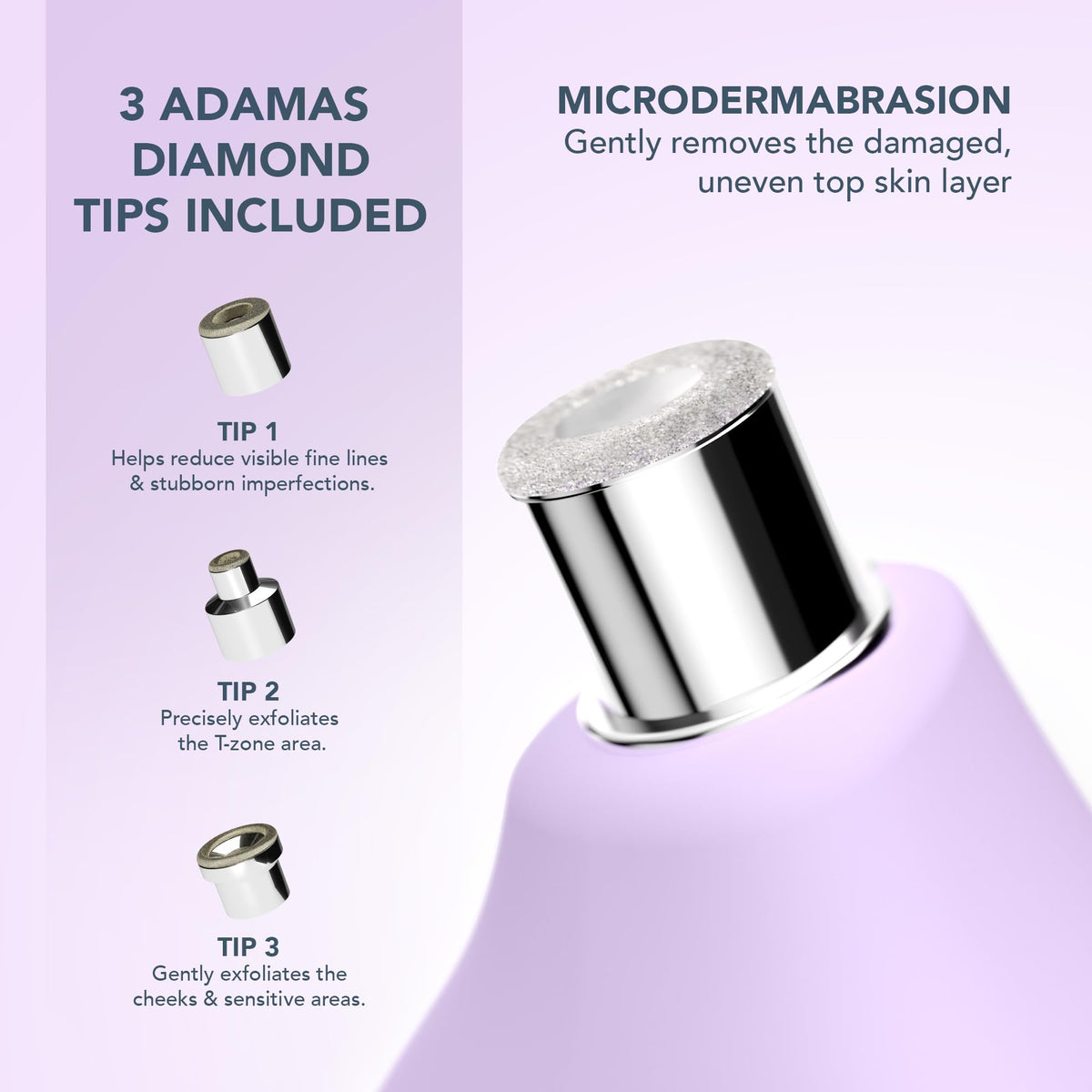 FOREO KIWI Derma– Limpiador facial electrico – Succionador puntos negros – Microdermoabrasion con punta de diamante – Eliminación granos e poros – Limpieza profunda poros