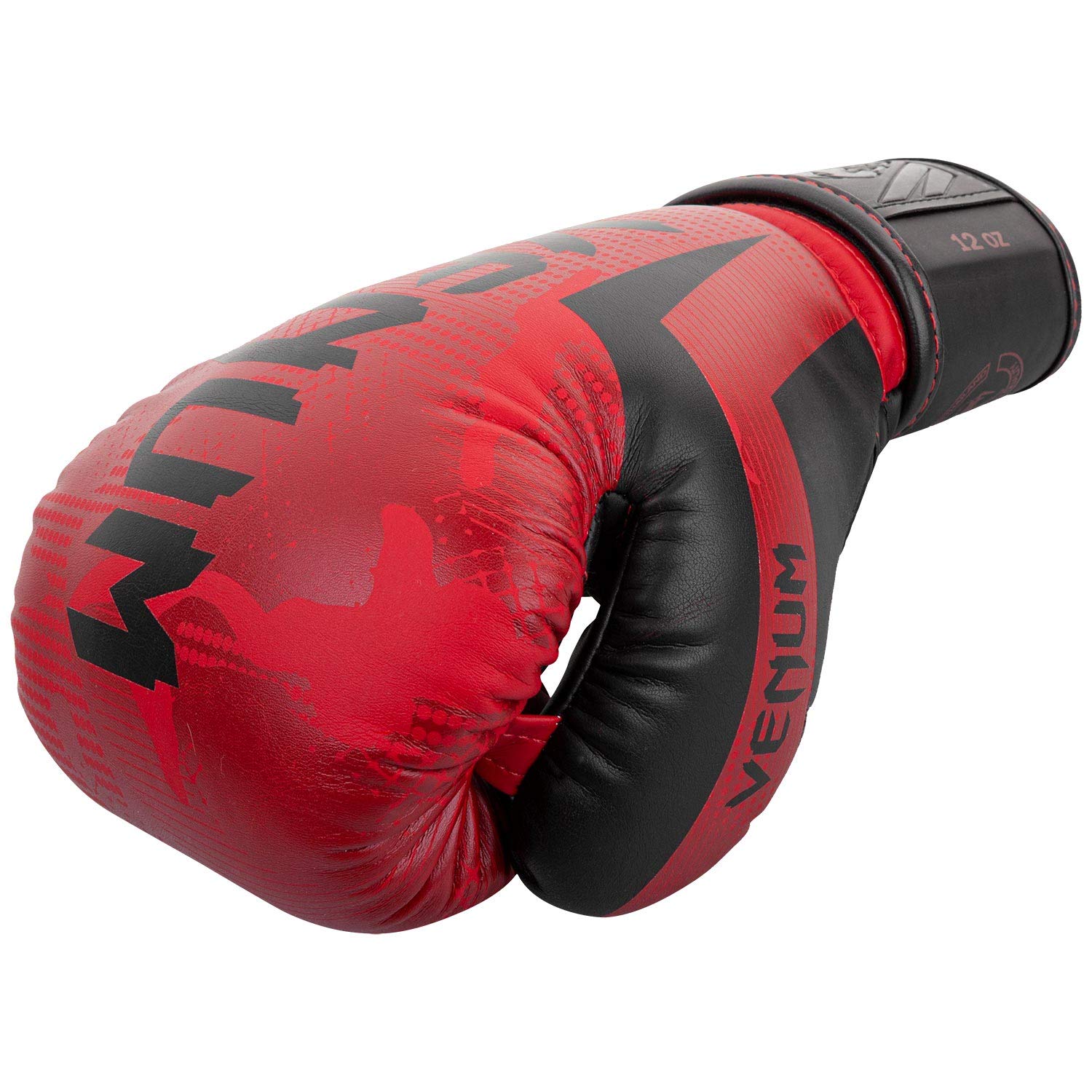 Guantes de Boxeo Venum Camuflaje Rojo Elite 12 Onzas para Adultos Unisex