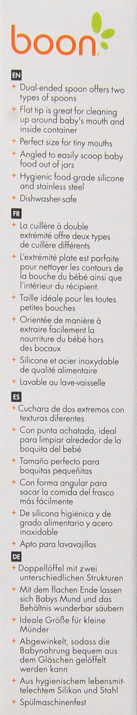 Boon Swap cuchara de alimentación 2 en 1, Azul/Verde