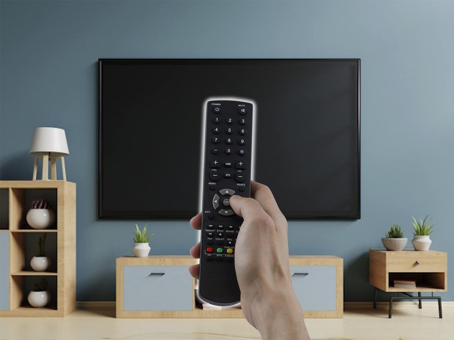 LIDERT Control Remoto Continental Smart TV Cedled32ml3 Vios Vi-92464 Pantalla Directo