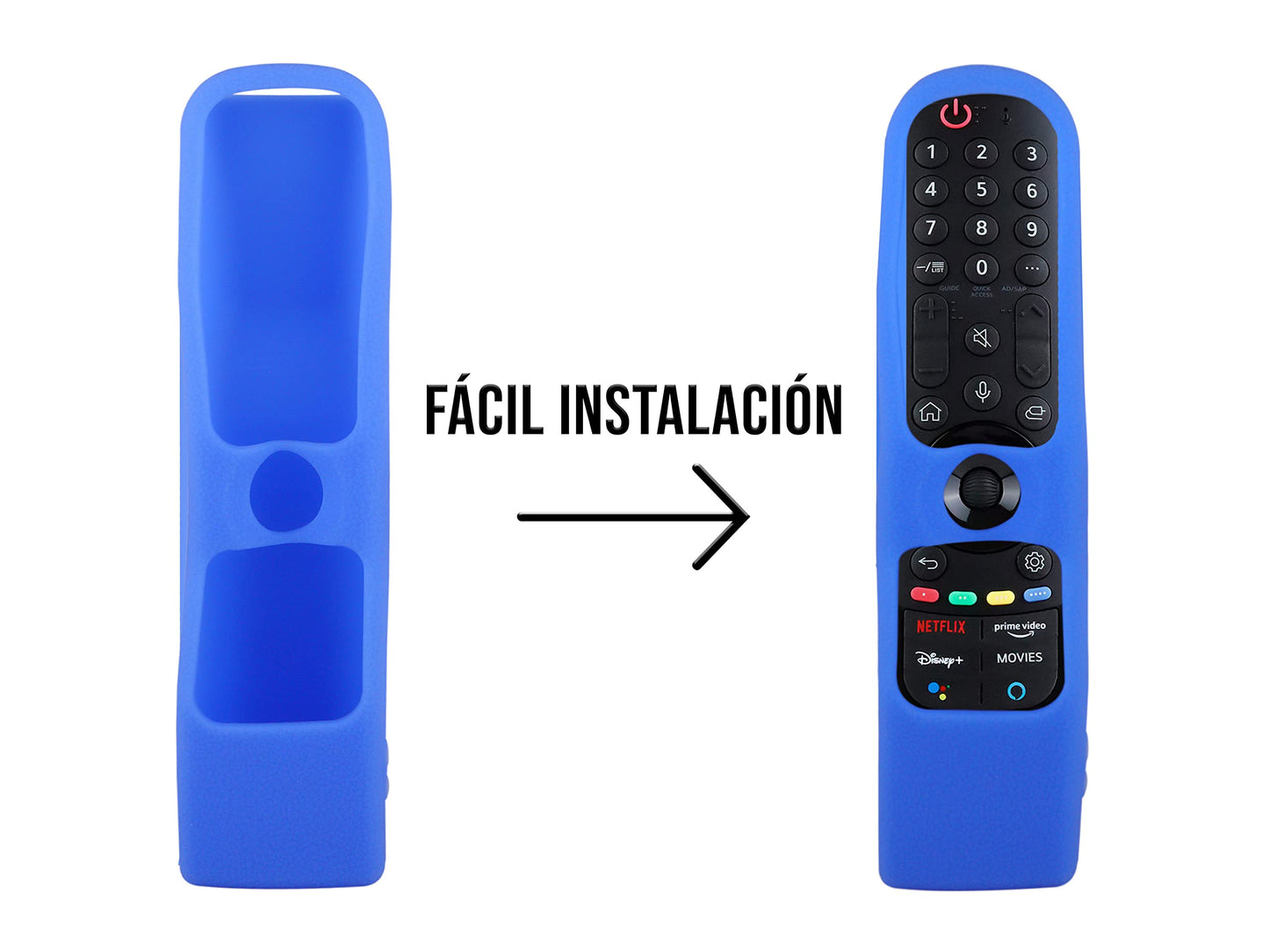 Funda para Control LG Magic MR21GA 2021 Silicon Smart 2022 MR22GR Magic MR22GA