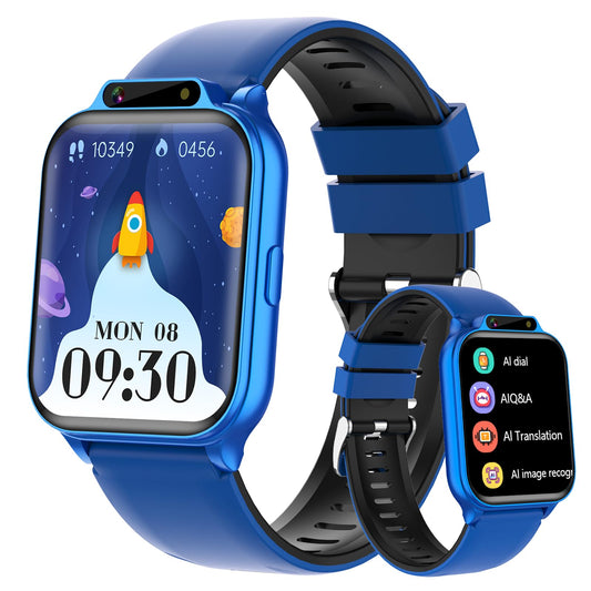 Reloj Inteligente Infantil IA 1.85 Pulgadas Frecuencia Cardíaca y Monitor de Sueño