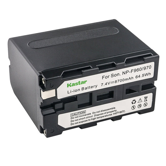Bateria Kastar F970 Reemplaza a Sony NP-F975, NP-F970, NP-F960, NP-F950 Compatible con Sony DCR-VX2100, DSR-PD150, DSR-PD170, FDR-AX1, HDR-AX2000, HDR-FX1, HDR-FX7, HDR-FX1000, HVL-LBPB, HVR-HD1000U, HVR-V1U, HVR-Z1P, HVR-Z1U, HVR-Z5U, HVR-Z7U, HXR-MC2000